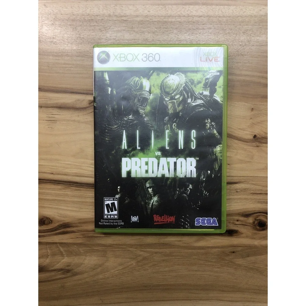 Alien vs. Predator (Microsoft Xbox 360, 2010) CIB W Manual